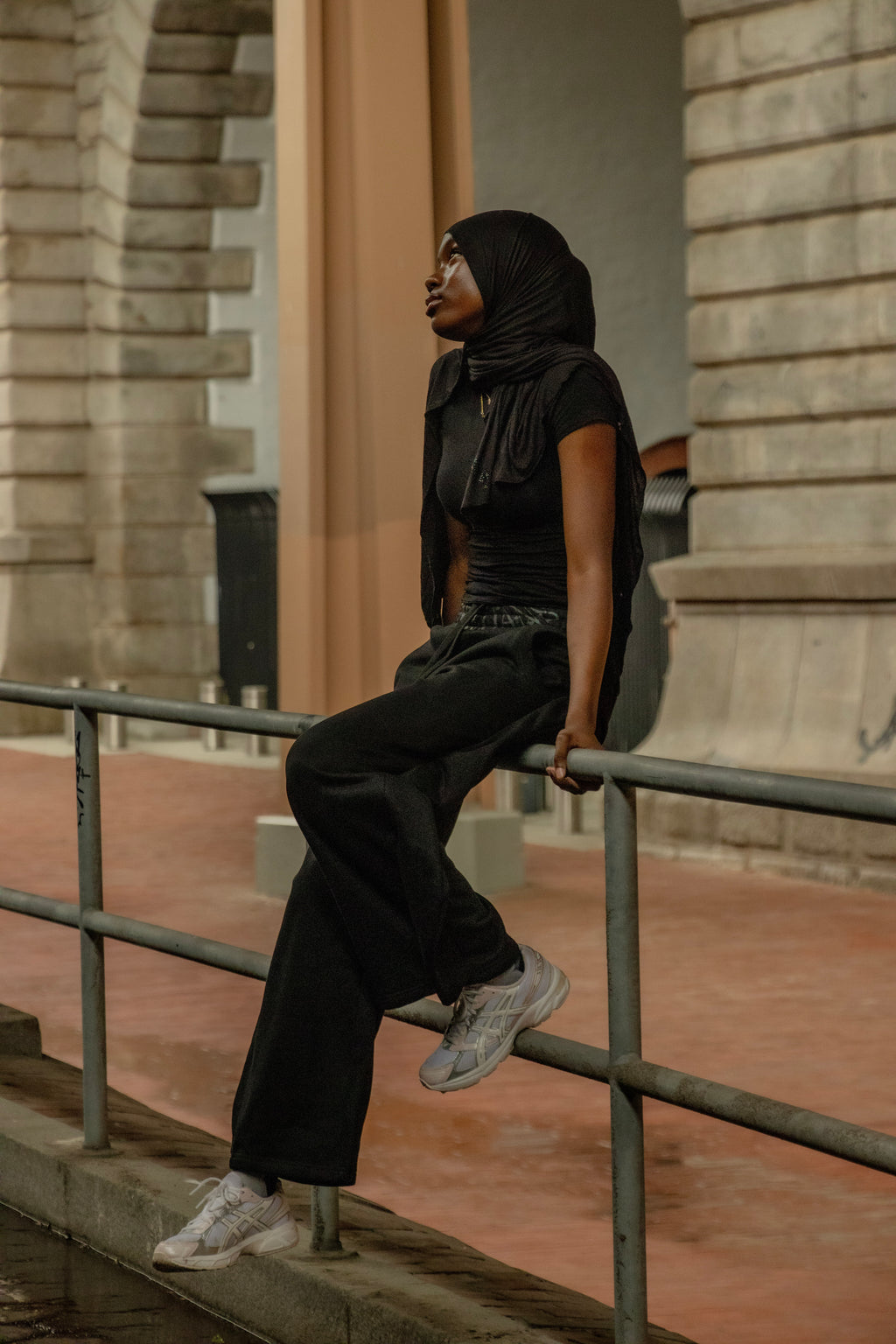 Frilled Sweatpants V1 'Black'