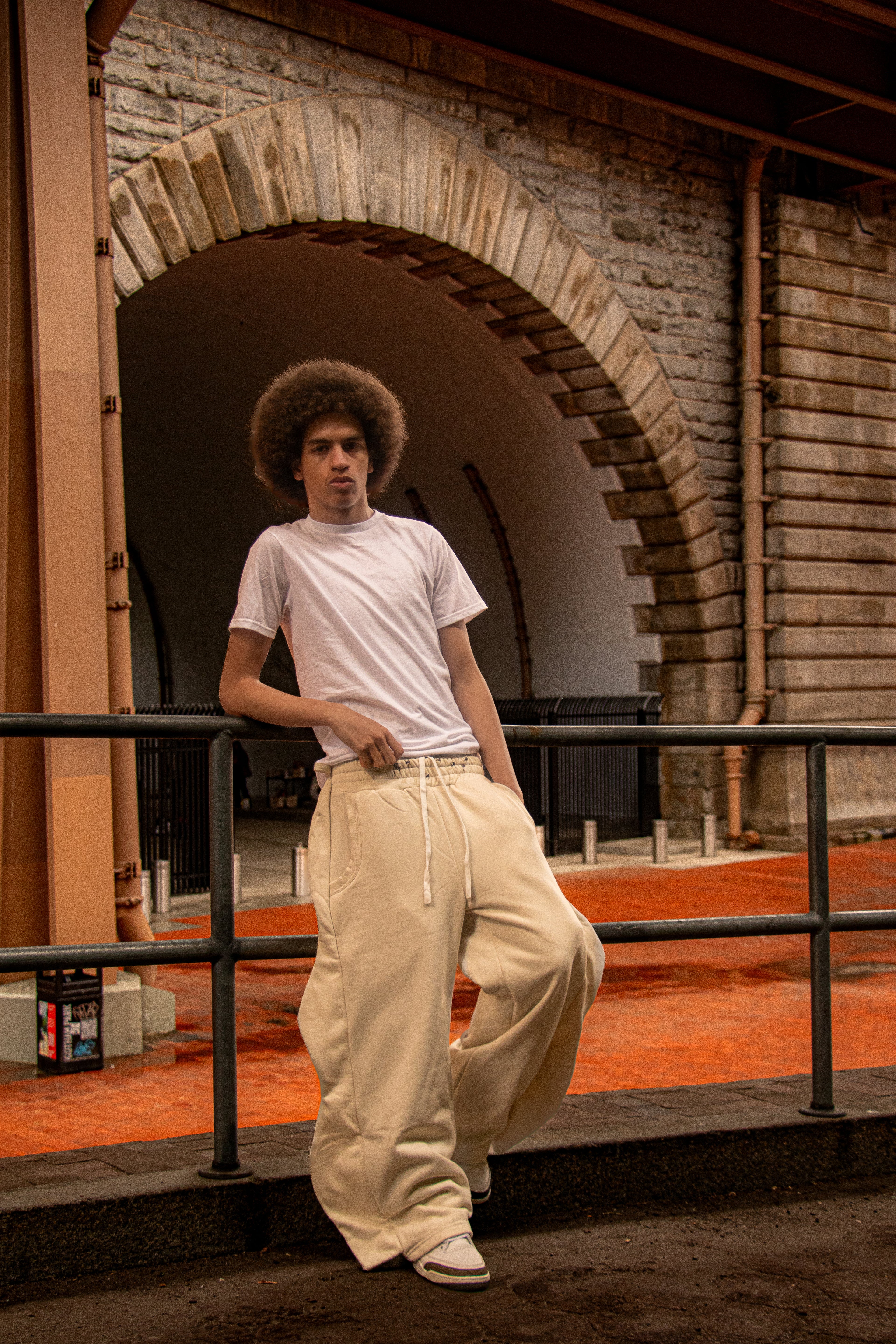 Frilled Sweatpants V1 'White'